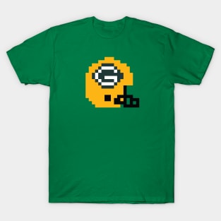 8 Bit Green Bay Packer Helmet T-Shirt